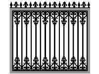 Mẫu cnc hàng rào chông đẹp