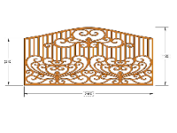 Mẫu cnc hàng rào thiết kế mới