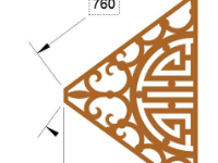 Mẫu cnc hoa văn chữ thọ tháng 6