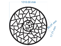 Mẫu cnc hoa văn tròn đẹp nhất dxf