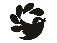 Mẫu cnc logo con chim cực đẹp