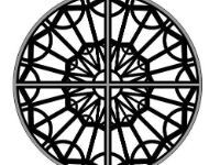 Mẫu cnc mái kính tròn đẹp