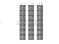 Mẫu cnc vách ngăn 3 kích thước đẹp