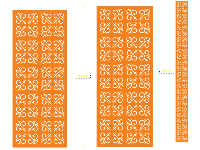 Mẫu cnc vách ngăn 3 kích thước file dxf