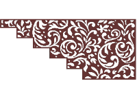 Mẫu cnc vách ngăn cầu thang tháng 6