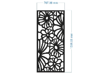 Mẫu cnc vách ngăn hoa văn tháng 6