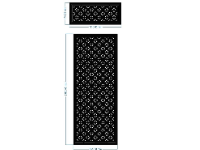 Mẫu cổng 1 cánh hoa 4 cánh cnc