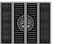 Mẫu cổng 4 cánh bông tuyết cổng chính và cổng phụ cnc