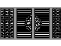 Mẫu cổng 4 cánh cnc mới