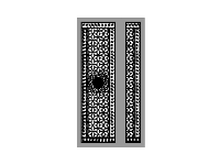 Mẫu cổng 4 cánh lạ mắt cnc