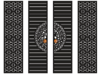 Mẫu cổng bông tuyết 4 cánh cnc mới nhất