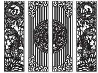 Mâu cổng cá chép tài lộc cnc