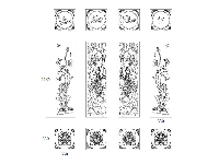 Mẫu cổng cá chép và hoa sen cnc