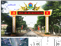 Mẫu cổng chào đẹp | cổng chào huyện ủy Sông Công, Thái Nguyên