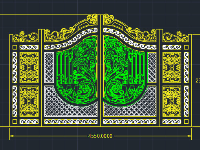 Mẫu cổng cnc đẹp,File cổng đẹp,File dxf cổng,Autocad cổng đẹp