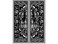 Mẫu cổng con ngựa phúc lộc thọ cnc