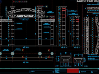 Mẫu cổng làng văn hóa file cad