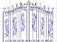 Mẫu cổng sắt nhà ở, biệt thự sử dụng công nghệ Plasma CNC