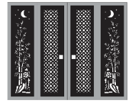 Mẫu cổng trúc cnc cực đẹp