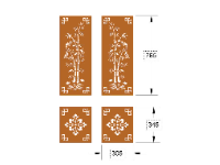 Mẫu cổng trúc thiết kế cnc đẹp