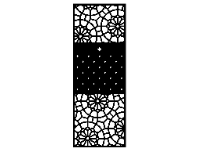 Mẫu cửa 1 cánh hoa đẹp cnc