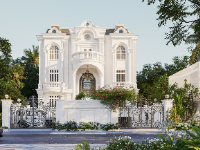 villa đẹp,villa 3 tầng,mẫu thiết kế villa 3 tầng