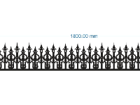 Mẫu dxf chông nhọn cnc