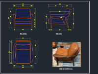 Mẫu file cad thiết kế ghế sofa