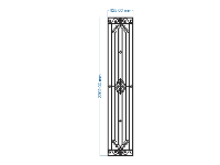 cửa cnc 1 cánh,file cnc cửa 1 cánh,Mẫu cửa