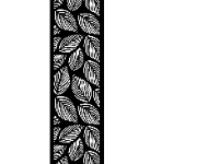 Mẫu giếng trời chiếc lá cnc