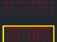 Mẫu hàng rào CNC đẹp được thiết trên autocad