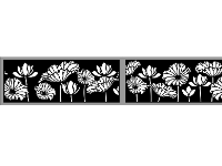 Mẫu hàng rào hoa sen cnc