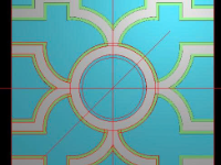 Mẫu hoa góc đẹp 3d cnc