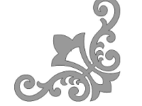 Mẫu hoa góc đẹp cnc mới