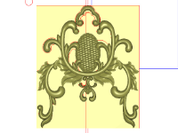 Mẫu hoa lá tây tủ cnc