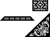Mẫu hoa văn cổng đẹp cnc