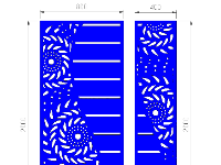 Mẫu hoa văn vách ngăn, cửa CNC đẹp