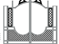 Mẫu khung cổng đẹp file cad cnc