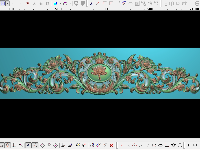 Mẫu lá tây vòm cửa cnc
