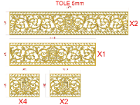 Mẫu lan can họa tiết sư tử file cad