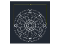 Mẫu mái kính cnc thiết kế dxf đơn giản