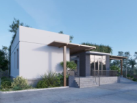 Mẫu nhà 1 tầng 3d max