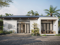 Mẫu nhà 1 tầng 3dmax