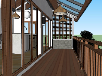 model su nhà 2 tầng,nhà 2 tầng model su,file sketchup nhà 2 tầng