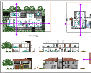 Mẫu nhà 2 tầng kiến trúc đẹp