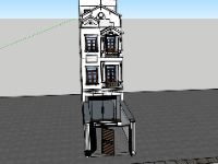 Mẫu nhà 4 tầng model su 4.5x15m