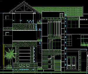 Mẫu nhà biệt thự 3 tầng kích thước 7.9 x13.3m