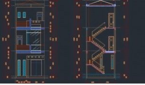 nhà phố 3 tầng,bản vẽ nhà ống,bản vẽ 3 tầng,nhà ở