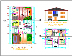 Mẫu nhà hiện đại bố trí mặt bằng chi tiết