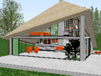 model su nhà nghỉ dưỡng,su nhà nghỉ dưỡng,sketchup nhà nghỉ dưỡng